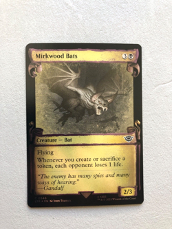 Mtg Mirkwood Bats Lord Rings Showcase Scrolls FOIL NM - Image 1
