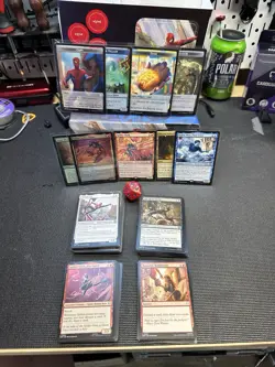 Magic the Gathering Spider-Man LOT 150+ Cards, Box, Life counter + R & Foil - Image 1