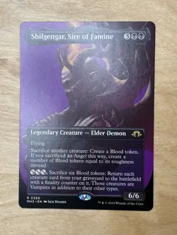 Shilgengar, Sire of Famine (Borderless) Modern Horizons 3 MH3 MTG - Image 1
