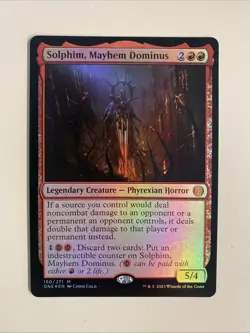 MTG Solphim, Mayhem Dominus - Phyrexia: All Will Be One (ONE) NM Foil - Image 1