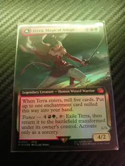 MTG Final Fantasy Terra, Magical Adept Extended Art FOIL Mythic 0511 - Image 1
