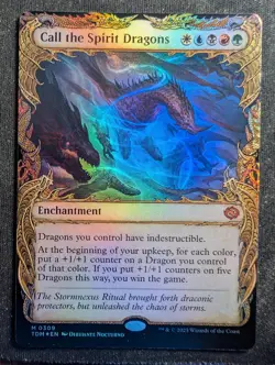 Call the Spirit Dragons - Foil Showcase - Tarkir: Dragonstorm (MTG) - Image 1
