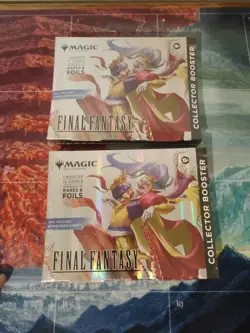 2 Magic: The Gathering - Final Fantasy Collector Omega Booster Pack! X 2 - Image 1