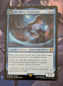 MTG Final Fantasy Rare JILL, SHIVA'S DOMINANT NM - Image 1