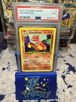 1999 Pokemon Game Charmeleon Card PSA Mint 9 #24 - Image 1