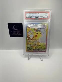 2024 POKEMON SSP EN-SURGING SPARKS #238 PIKACHU EX SPECIAL ILLUSTRATION - Image 1