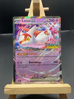 Pokemon Karte Latias ex 076/191 Sturmische Funken Deutsch Near Mint Stamp - Image 1