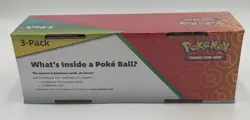 Pokemon Pokeball Tin 3 Pack Pokemon TCG 9 Total Packs, 3 Balls NEW Sealed - Image 3