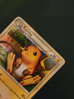 Pokemon HGSS - HeartGold SoulSilver - Raichu - 10/123 - Holo Rare - NM - Image 2
