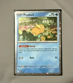 🌀 Pokemon TCG Psyduck MEP 007 Mega Evolution Pokemon Blister Promo SWIRL 🌀 - Image 1