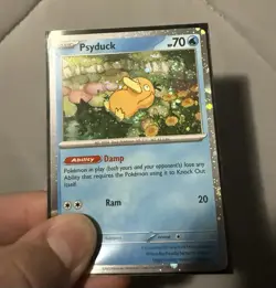 🌀 Pokemon TCG Psyduck MEP 007 Mega Evolution Pokemon Blister Promo SWIRL 🌀 - Image 2