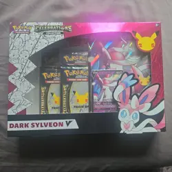 Pokemon TCG Dark Sylveon V Box Celebrations 25th Anniversary Factory Sealed 820650809392 - Image 1