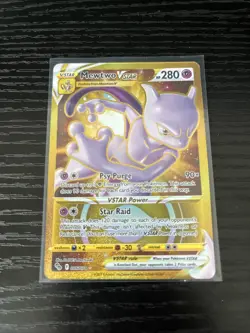 Pokemon Go Mewtwo VSTAR 86/78 Secret Rare TCG Card - NM - Image 1