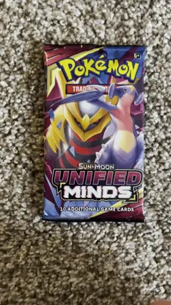 2019 POKEMON SUN & MOON UNIFIED MINDS BOOSTER PACK, FACTORY SEALED, 10 cards - Image 2