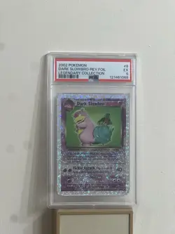 Pokemon 2002 Dark Slowbro #8/110 Reverse Foil Holo Legendary Collection PSA 5 - Image 1