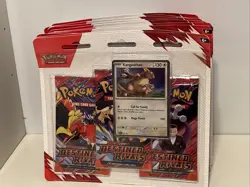 Pokemon TCG: Scarlet & Violet - Destined Rivals 3 Pack Blister Kangaskhan X10 - Image 1