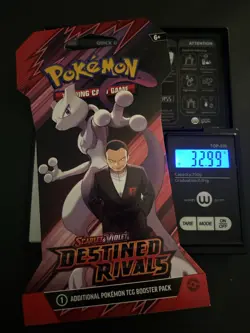 (VERY HEAVY) 32.99g Pokemon TCG Destined Rivals Sleeved Booster Pack (SEALED)✅ - Image 1
