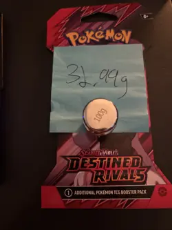 (VERY HEAVY) 32.99g Pokemon TCG Destined Rivals Sleeved Booster Pack (SEALED)✅ - Image 4