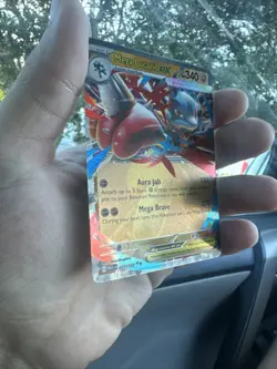 Pokemon TCG Mega Evolution Mega Lucario ex 077/132 English NM - Image 2