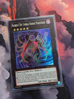 Number C104: Umbral Horror Masquerade JOTL-EN056 Super Rare Yugioh - Image 1