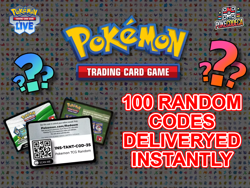 Pokemon - 100 Random Codes TCG Live Code Cards - *INSTANT DELIVERY* - Image 1
