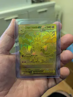 Mega Lucario EX 188/132 Hyper Rare Mega Evolutions NM Pack Fresh Gold Card - Image 1