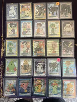 Digimon Vintage 1999 Bandai Trading Card Lot All Holo Collection. - Image 1