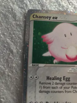 Pokemon Chansey ex Trading Card 120 HP Healing Egg Double-edge - Image 2
