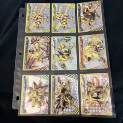 Pokemon Break Cards Binder Page Lot Set of 9 - Image 1