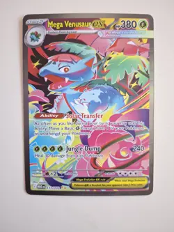 Mega Venusaur EX SIR 177/132 Mega Evolution English Pokemon TCG Near Mint Card - Image 1