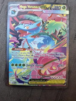 Mega Venusaur EX SIR 177/132 Mega Evolution English Pokemon TCG Near Mint Card - Image 2