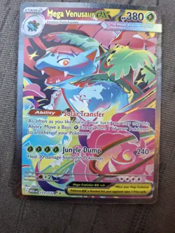 Mega Venusaur EX SIR 177/132 Mega Evolution English Pokemon TCG Near Mint Card - Image 3
