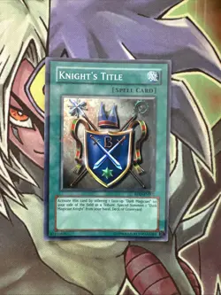 ROD-EN002 Knight's Title Parallel Rare Unl Edition NM Yugioh Card - Image 1