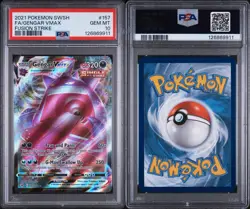 PSA 10 Gengar VMAX 157/264 Fusion Strike 2021 Pokemon Card - Image 3