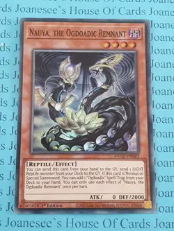ANGU-EN002 Nauya, the Ogdoadic Remnant Super Rare Yu-Gi-Oh Card 1st New NM - Image 1