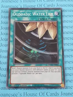 ANGU-EN010 Ogdoadic Water Lily Super Rare Yu-Gi-Oh Card 1st Edition New - Image 1