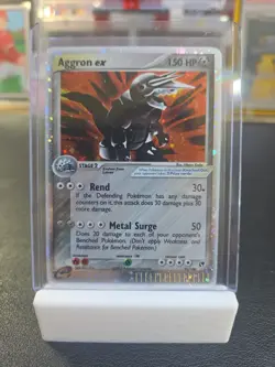 Aggron ex - 95/100 - Pokemon Ex Sandstorm Ultra Rare NM/LP Card - Image 1