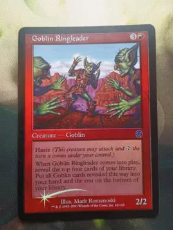 Magic The Gathering Goblin Ringleader - Foil APOCALYPSE LP MTG - Image 1