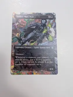 MTG - Spider-Man Noir (Borderless) - Marvel's Spider-Man NM/M Condition - Image 1
