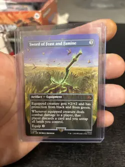 Sword of Feast and Famine (Borderless) - ACR #124 Mythic - NM Assassin's Creed - Image 1