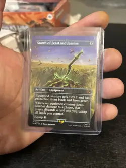 Sword of Feast and Famine (Borderless) - ACR #124 Mythic - NM Assassin's Creed - Image 2