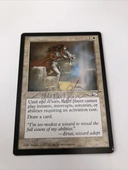 1x Signed Abeyance LP Weatherlight Thomas Gianni MTG Magic Reserved List 2 - Image 1