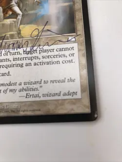 1x Signed Abeyance LP Weatherlight Thomas Gianni MTG Magic Reserved List 2 - Image 3