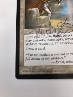 1x Signed Abeyance LP Weatherlight Thomas Gianni MTG Magic Reserved List 2 - Image 4