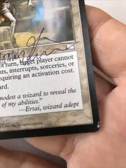 1x Signed Abeyance LP Weatherlight Thomas Gianni MTG Magic Reserved List 2 - Image 5