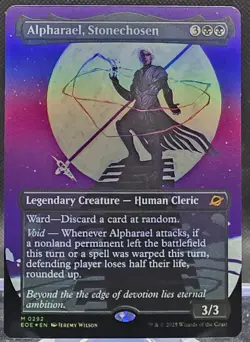 Alpharael, Stonechosen #292 Edge of Eternities Borderless Foil Mythic - Image 1