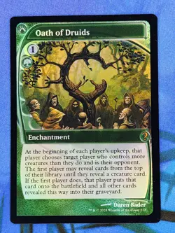 1x FOIL FUTURE SIGHT Oath of Druids, NM, MB2, Magic: the Gathering, MtG - Image 1