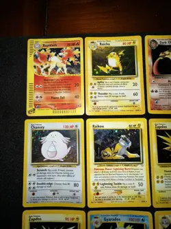 Heavily Played Wotc Pokemon Holo Lot. 15 Cards Total - Image 2