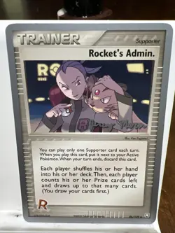 Pokemon TCG Rocket’s Admin EX Team Rockets Return 86/109 World Championship 2005 - Image 1