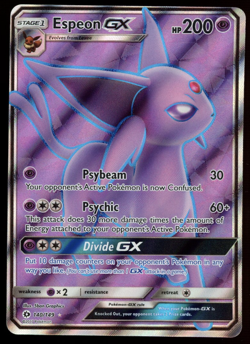 ESPEON GX 2017 Pokemon Sun & Moon Full Art Ultra Rare Espeon GX #140/149 - Image 1